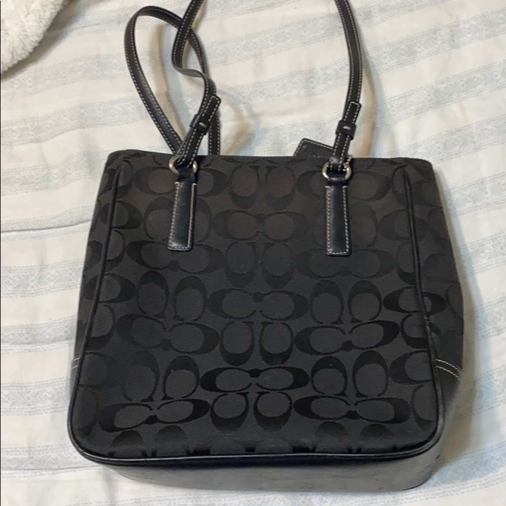 black coach purse